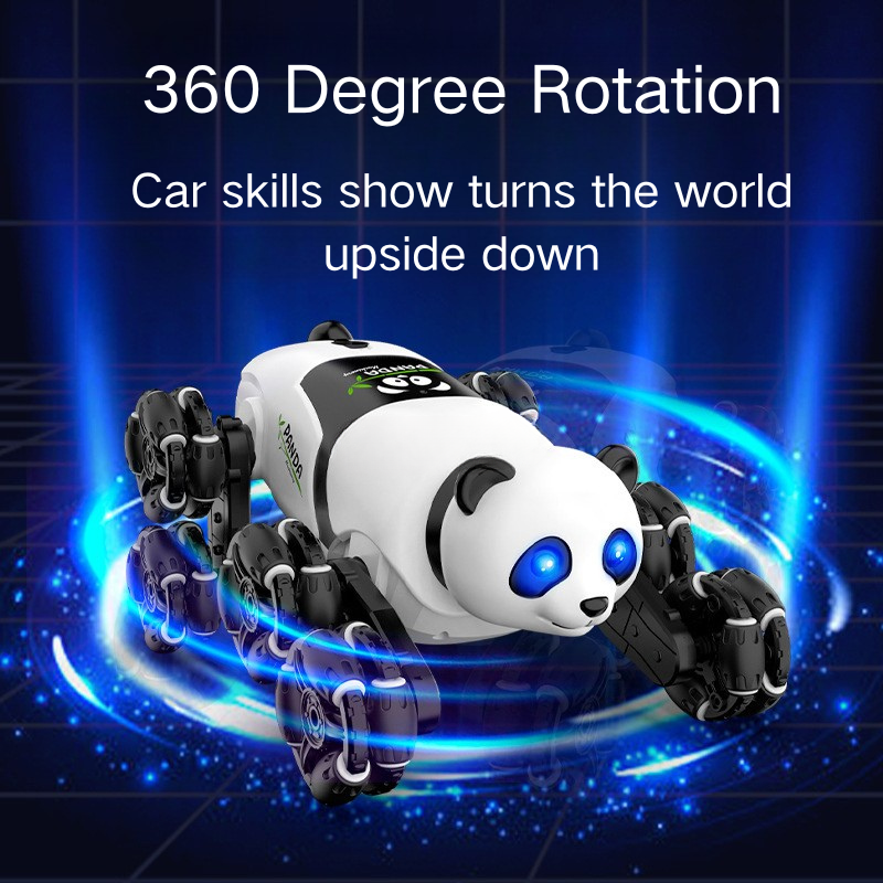 No 2: Panda Car,Eight Wheeled Monster,Can Be Spray